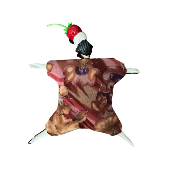 Serge Poupee Millet Strawberry With Whipped Cream Head Doll - Picture 3 of 9